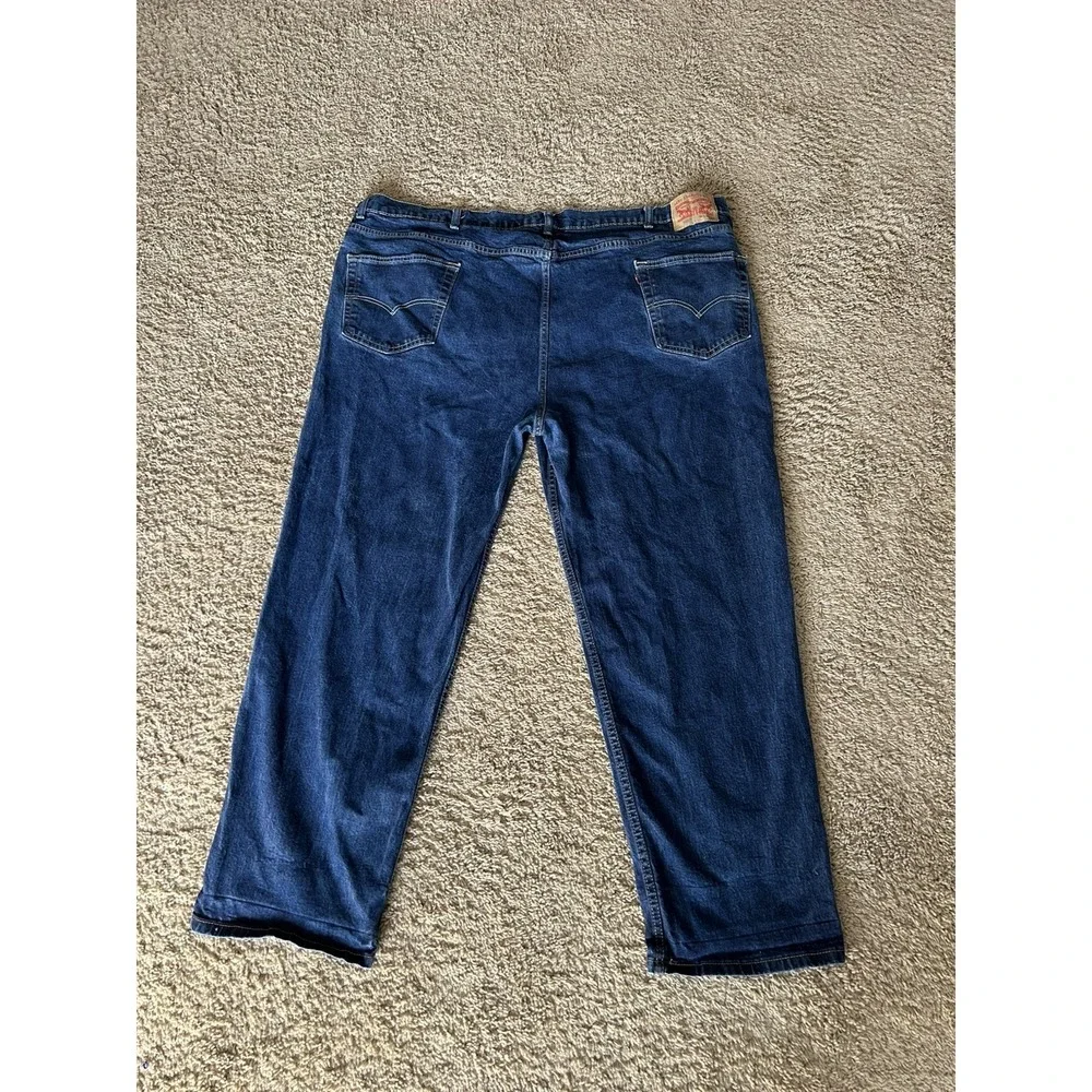 Levi's 550 Jeans Mens 54x32 Relaxed Fit Straight Leg Dark Wash